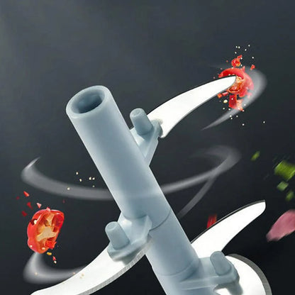 500/900ML Ręczna Maszynka do Mięsa i Warzyw - Obrotowa Praska do Czosnku